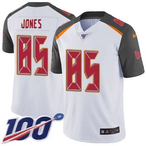 Superb Buccaneers #85 Tom Brady Jones White Men's Stitched NFL 100th Season Vapor Untouchable Limited Jersey