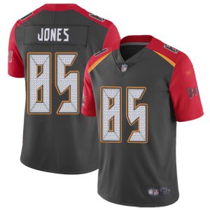 Superb Buccaneers #85 Tom Brady Jones Gray Men's Stitched NFL Limited Inverted Legend Jersey