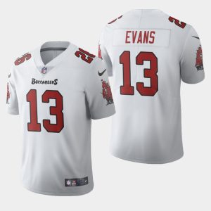 Superb Tampa Bay Buccaneers #13 Mike Evans White Men's 2020 Vapor Limited NFL Jersey