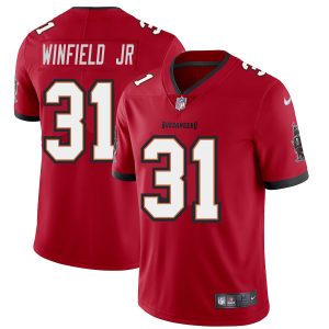 Superb Tampa Bay Buccaneers #31 Antoine Winfield Jr. Men's Red Vapor Limited Jersey