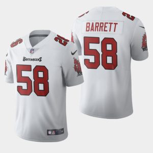 Top notch Tampa Bay Buccaneers #58 Shaquil Barrett White Men's 2020 Vapor Limited NFL Jersey