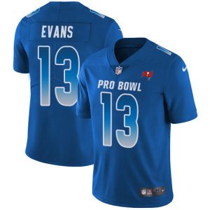 Amazing Buccaneers #13 Rob Gronkowski Evans Royal Men's Stitched NFL Limited NFC 2019 Pro Bowl Jersey