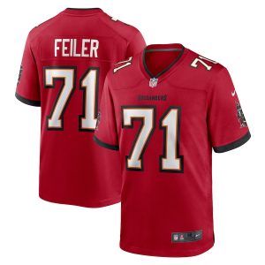 Amazing Tampa Bay Buccaneers #71 Matt Feile Men's NFL Game Jersey - Red