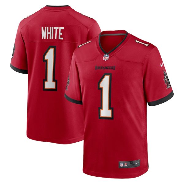 Amazing Tampa Bay Buccaneers #1 Rachaad White Men's NFL Game Jersey - Red