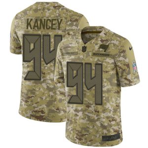 Amazing Buccaneers #94 Rob Gronkowski Kancey Camo Men's Stitched NFL Limited 2018 Salute To Service Jersey
