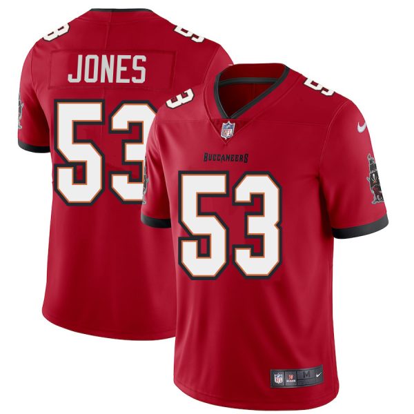 Amazing Tampa Bay Buccaneers #53 Vi Jones Men's Red Vapor Limited Jersey
