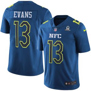 Exceptional Buccaneers #13 Tom Brady Evans Navy Men's Stitched NFL Limited NFC 2017 Pro Bowl Jersey