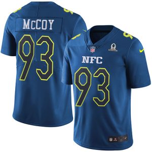 Exceptional Buccaneers #93 Rob Gronkowski McCoy Navy Men's Stitched NFL Limited NFC 2017 Pro Bowl Jersey