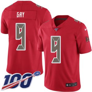 Amazing Buccaneers #9 Tom Brady Gay Red Men's Stitched NFL Limited Rush 100th Season Jersey