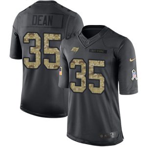 Delightful Buccaneers #35 Tom Brady Dean Black Men's Stitched NFL Limited 2016 Salute to Service Jersey
