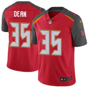 Amazing Buccaneers #35 Tom Brady Dean Red Team Color Men's Stitched NFL Vapor Untouchable Limited Jersey