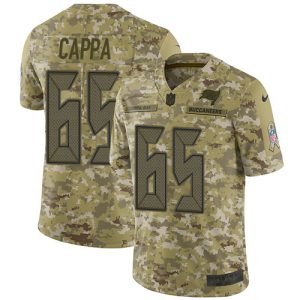 Top notch Buccaneers #65 Ronde Barber Cappa Camo Men's Stitched NFL Limited 2018 Salute To Service Jersey
