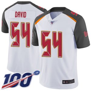 High quality Buccaneers #54 Ronde Barber David White Men's Stitched NFL 100th Season Vapor Limited Jersey