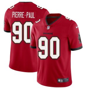 Superb Tampa Bay Buccaneers #90 Jason Pierre-Paul Men's Red Vapor Limited Jersey