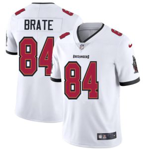 Top notch Tampa Bay Buccaneers #84 Cameron Brate Men's White Vapor Limited Jersey