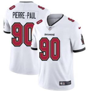Superb Tampa Bay Buccaneers #90 Jason Pierre-Paul Men's White Vapor Limited Jersey