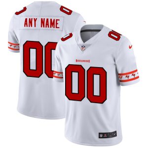 High quality Tampa Bay Buccaneers Custom White Team Logo Vapor Limited NFL Jersey