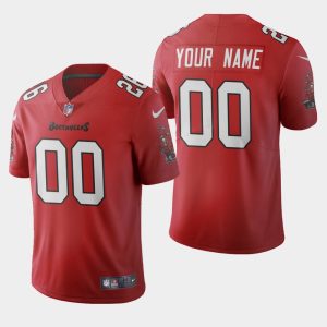 Exceptional Tampa Bay Buccaneers Custom Red Men's 2020 Vapor Limited NFL Jersey